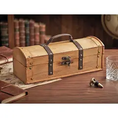 MSA MUEBLES SANTA ANA - Caja Porta Botella de Madera