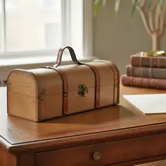 MSA MUEBLES SANTA ANA - Caja Porta Botella de Madera
