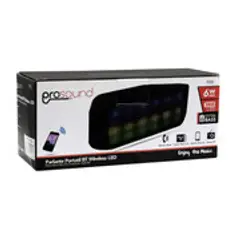 PROSOUND - PARLANTE PORTATIL LED BLANCO