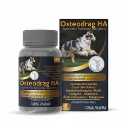 DRAG PHARMA - OSTEODRAG HA SUPLEMENTO PERRO 60 COMP