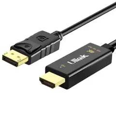 ULINK - Cable HDMI A DisplayPort 4K 60HZ 1,8m, Negro.