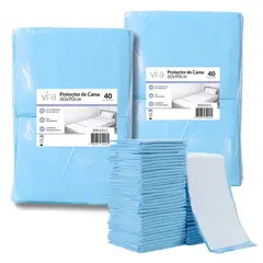 GENERICO - 80 Pañales para Adulto Sabanillas Protector Cama 60x90 viRa