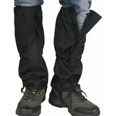 NO LOGO - Polaina Trekking Impermeables Nieve Outdoor Negro XL