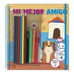 LEXUS - Mi Mejor Amigo Libro para Colorear con Lápices y Stickers