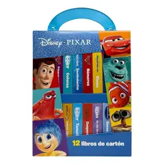 PI KIDS - Estuche Disney Pixar: Biblioteca de 12 Libros de Cartón