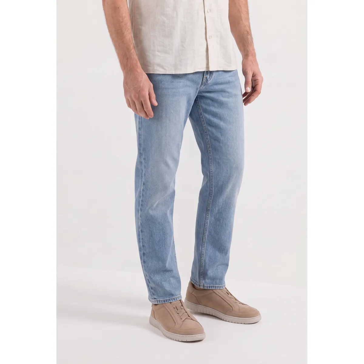 NEW MAN - Jeans Algarde Lt. Blue Fw26 New Man
