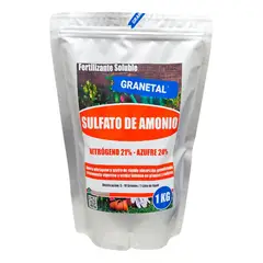 GENERICO - FERTILIZANTE SOLUBLE SULFATO DE AMONIO 1 KG GRANETAL