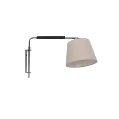 DISEÑO 3 - Aplique Pared Cordón Cromo Cuero