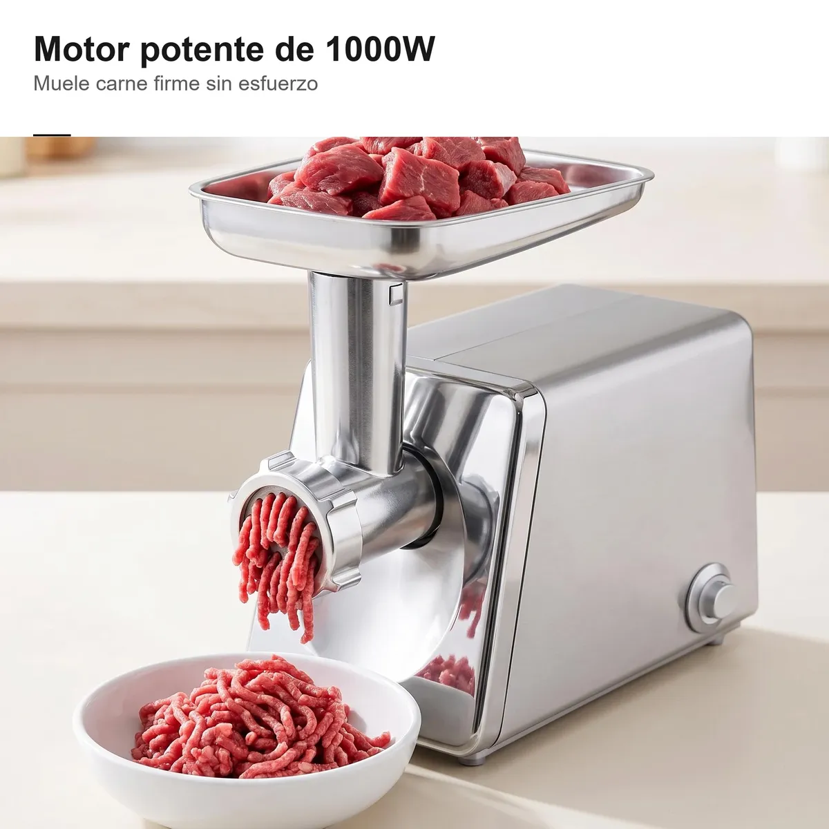 MOVI - Moledora de Carne Eléctrica 1000W MOVI