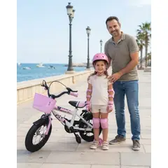 MYLHOGAR - Bicicleta Aro 12 Niños Kit Protección Completo