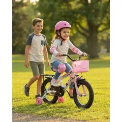 MYLHOGAR - Bicicleta Aro 14 Niños Kit Protección Completo