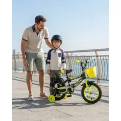 MYLHOGAR - Bicicleta De Aprendizaje Aro 12 Con Protecciones