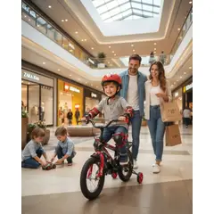 MYLHOGAR - Bicicleta De Aprendizaje Aro 14 Con Protecciones