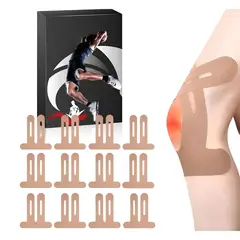 ATURE - Pack 12 De Cintas De Kinesiología Precortada Para Rodillas