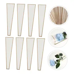 KUANGYE - 150 Papel Coreano Blanco Celofán Manga Bolsa Para Flor 12x45cm