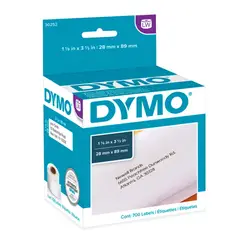 DYMO - Etiquetas Para Direcciones -2 Rollos 89x26mm Blanco 350 por Rollo (700 Total)