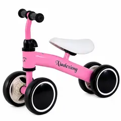 CRUSEC - Mini Bicicleta de Equilibrio Andador para Niños Sin Pedal Rosado