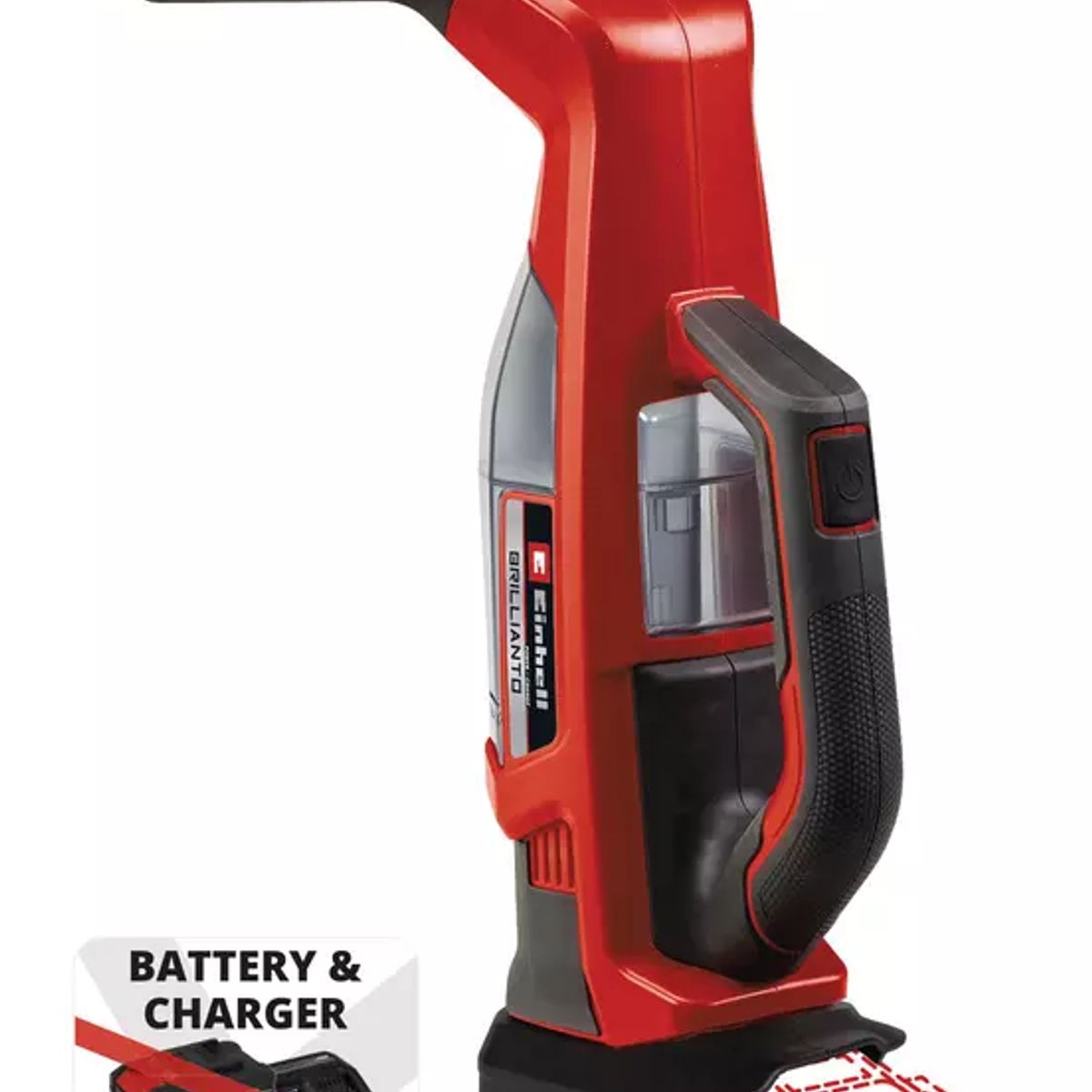EINHELL - LIMPIADOR DE VENTANAS INALÁMBRICO - 28 CM - 300 ML - 18V