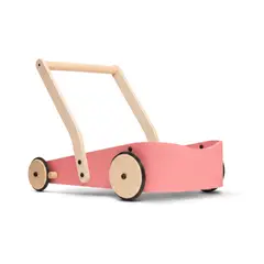 RODA - Carrito Andador Madera Rosado