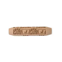 NORDIC WARE - Woodland Cottage Embossed Rolling Pin