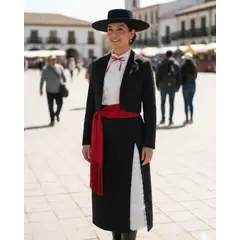 EKOL TACTICA MILITAR - Traje Huasa Elegante Mujer Vestido Tipico De Chile Adulto