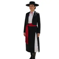 EKOL TACTICA MILITAR - Traje Huasa Elegante Mujer Vestido Tipico De Chile Adulto