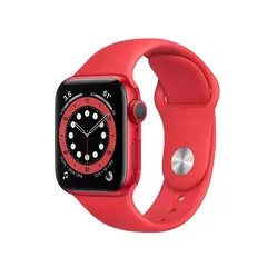 APPLE - Reloj Watch Series 6 40mm GPS Red Aluminum Case Red Sport