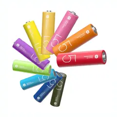XIAOMI - PACK DE 10 PILAS AA RAINBOW BATTERIES