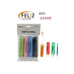OEM - Cepillo de Dientes de Higiene Bucal Dentales cepillo*4pcs
