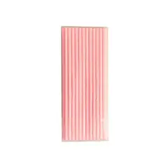 OEM - Bombillas de Papel Sorbetes Desechables Rosa