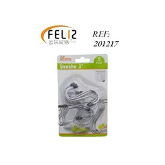 OEM - Colgador de Ropa Percha Organizadora Colgadores Gancho Metal 3'' 5