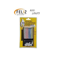 OEM - Velas de Cumpleanos Decorativas para Torta Cumpleaños Magicas