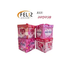OEM - Caja de Regalo Presentacion Decorativa 15x15x15cm Mod. 2048