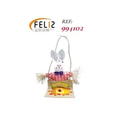 OEM - Decoracion de Pascua Adorno Festivo Bienvenido (conejo-pascua) Mod. 0684