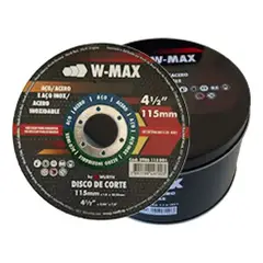 METALFER - Disco Corte Acero Inox. 4 1/2 X 1mm Wurth. (200 Unidades)