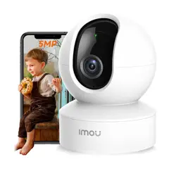 IMOU - Cámara De Seguridad Dk2 5mp Ip Wifi 360°interior Alarma Blanco