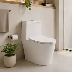 STRETTO - Sanitario WC One Piece Petros - Descarga a Piso (Vertical)
