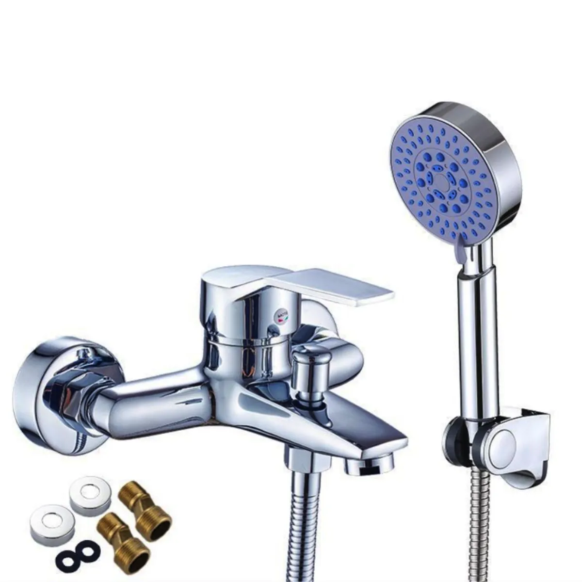 CRUSEC - Kit Mezclador Monomando Grifo y Ducha para Baño