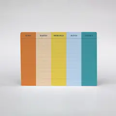 EMOTIONS - Planificador Metálico Semanal Magnético