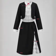 UTILISIMO - Traje Huasa Elegante Vestido Negro Juvenil Conjunto 4 Piezas Típico Fiestas Patrias
