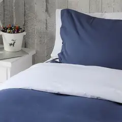 UNK - Cubreplumón Algodón Stonewash Azull King