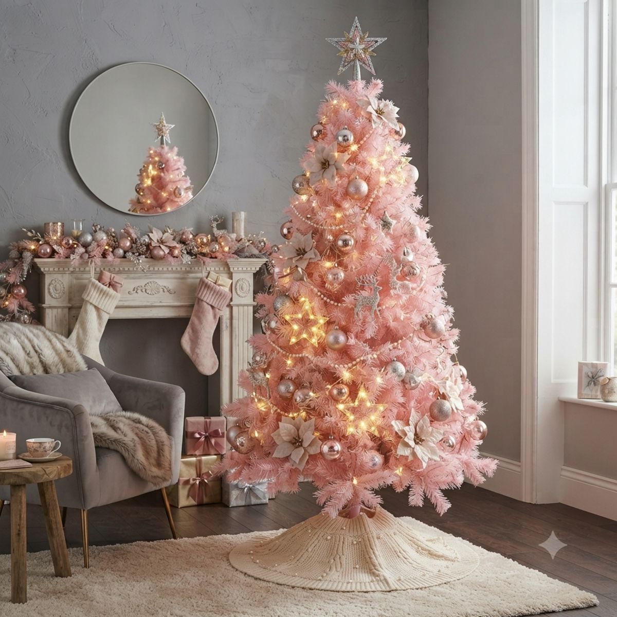 CARIBEE - Arbol de Navidad rosado 180cm