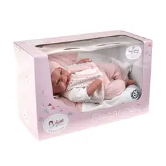 ANSALDO - Muñeco De Peso Elegance Babyto Rosa Con Manta 35 Cm Arias