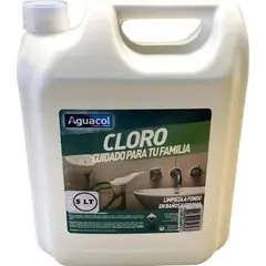 GENERICO - Cloro Aguacol Bidon 5 Litros