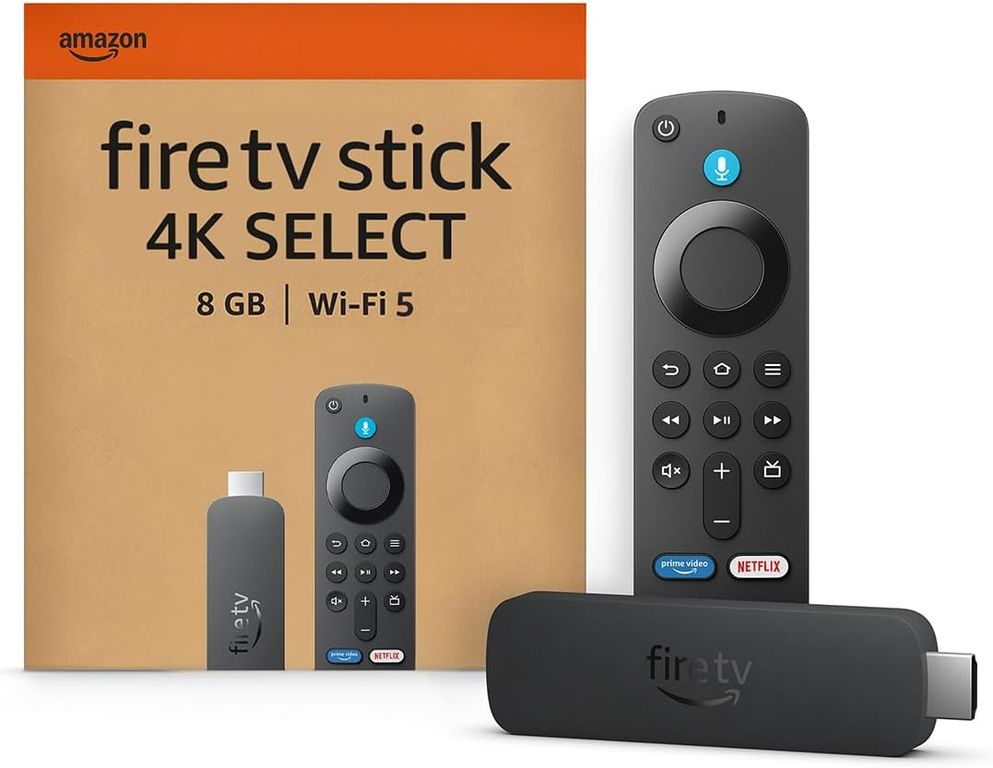 AMAZON Fire TV Stick 4K Select - Dispositivo de Streaming 4K TV Gratis y en Vivo