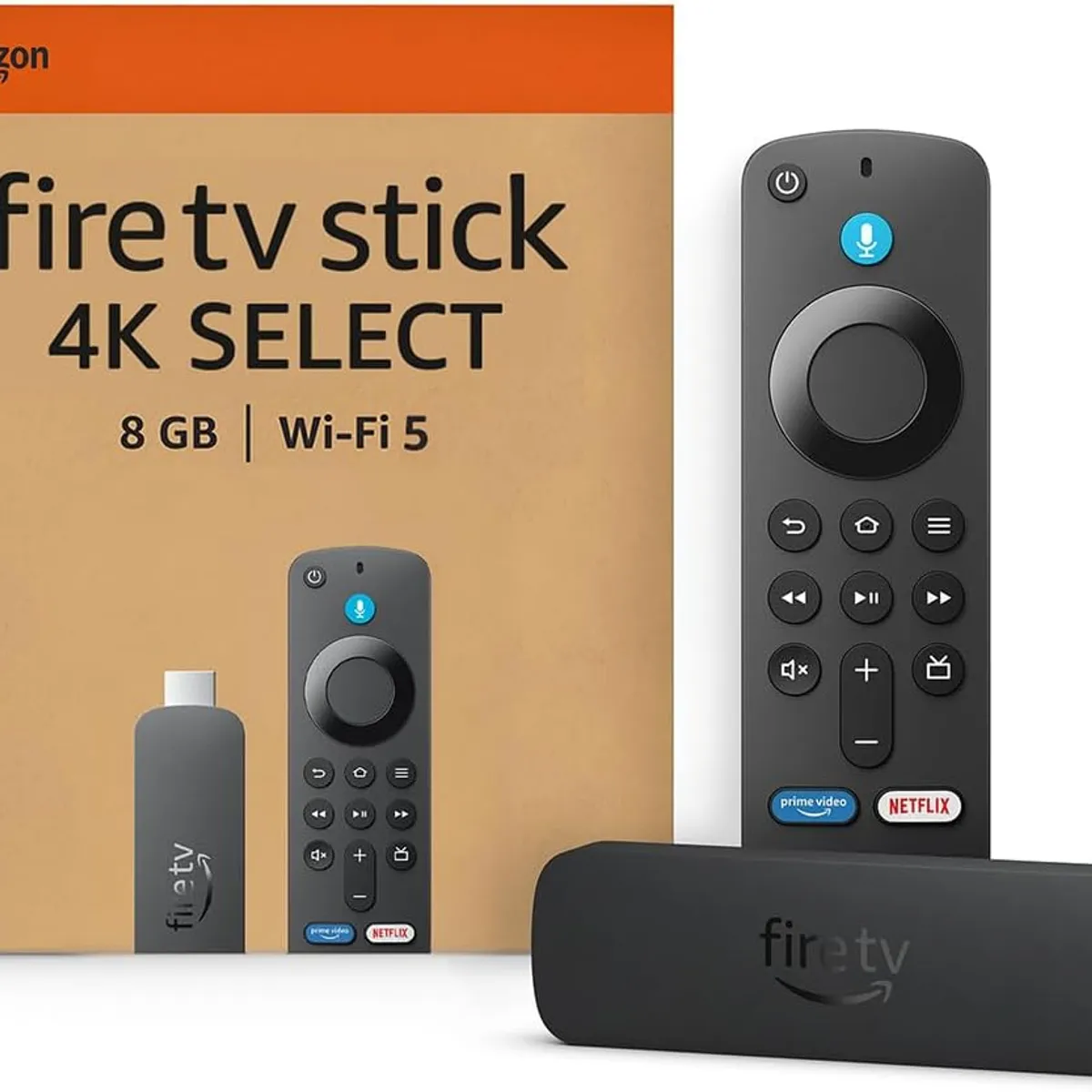 AMAZON - Amazon Fire TV Stick 4K Select - Dispositivo de Streaming 4K TV Gratis y en Vivo
