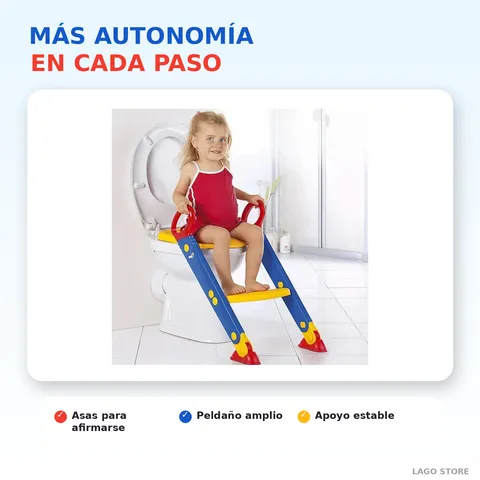ADAPTADOR WC CON ESCALERA PARA NIÑOS