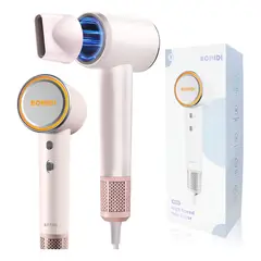 BOMIDI - Secador De Pelo HD04 Compacto Hair Dryer Rosa