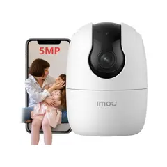 IMOU - Cámara Ranger 2C 5mp 3K Ip Wifi PT Seguimiento Audio Bidireccional