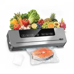 GENERICO - Maquina Selladora Vacio Alimentos 6en1 120W Con 10 Bolsas